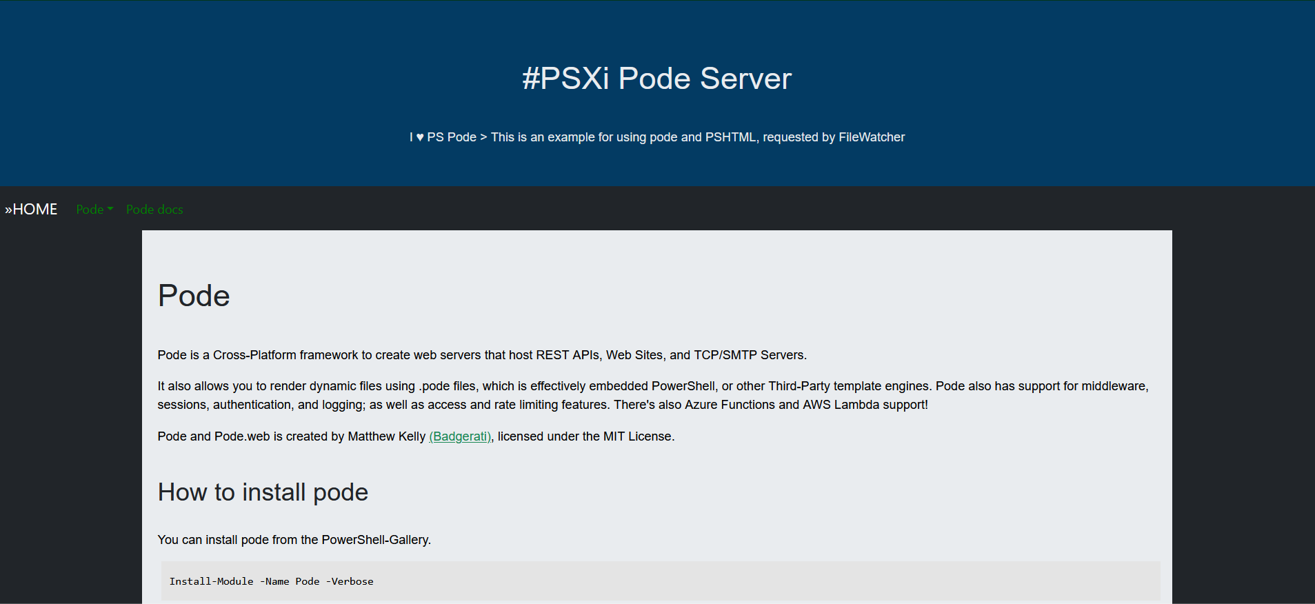 PodePSHTM-Index