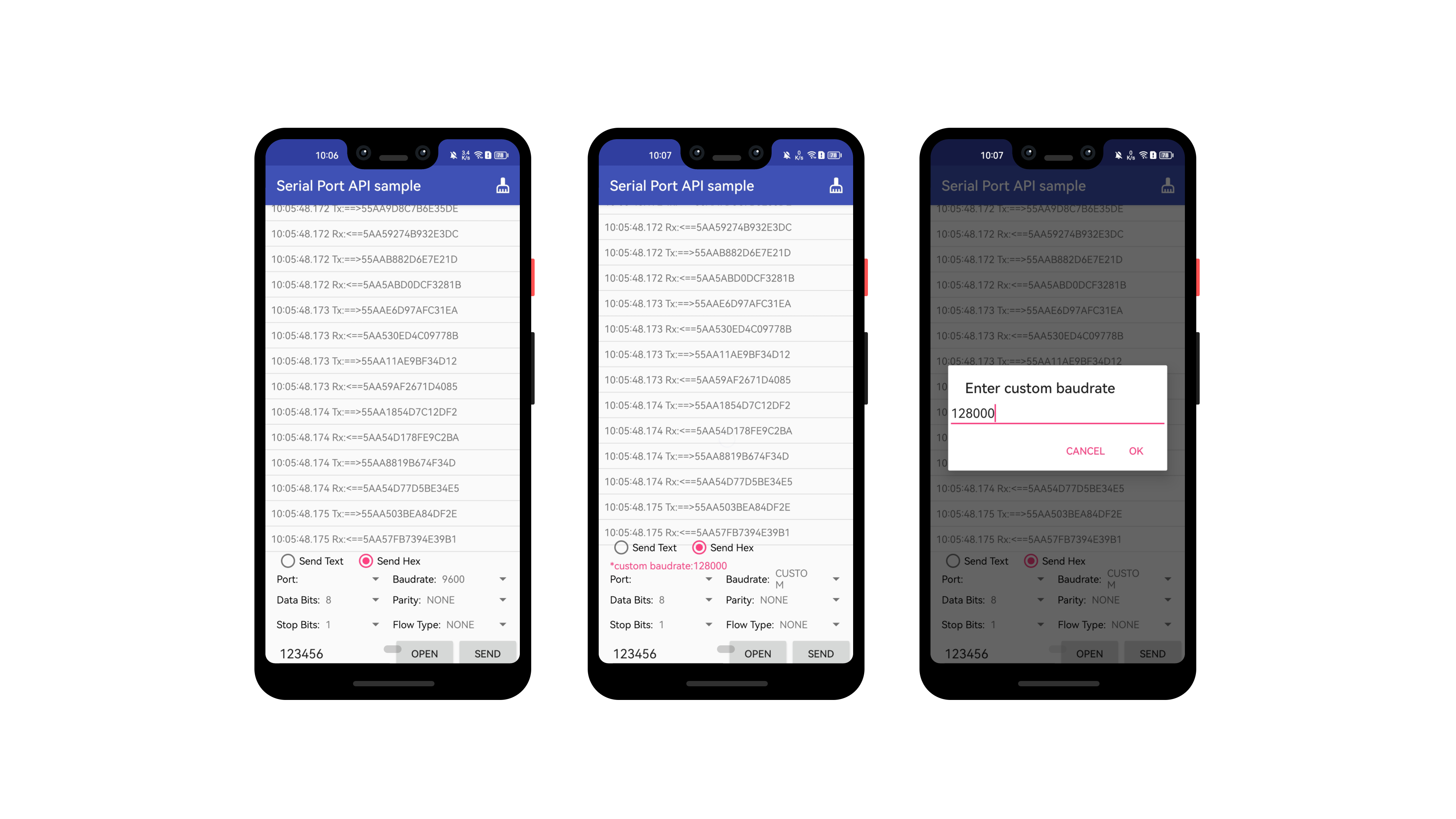 Screenshot showing screen Screenshot showing screen